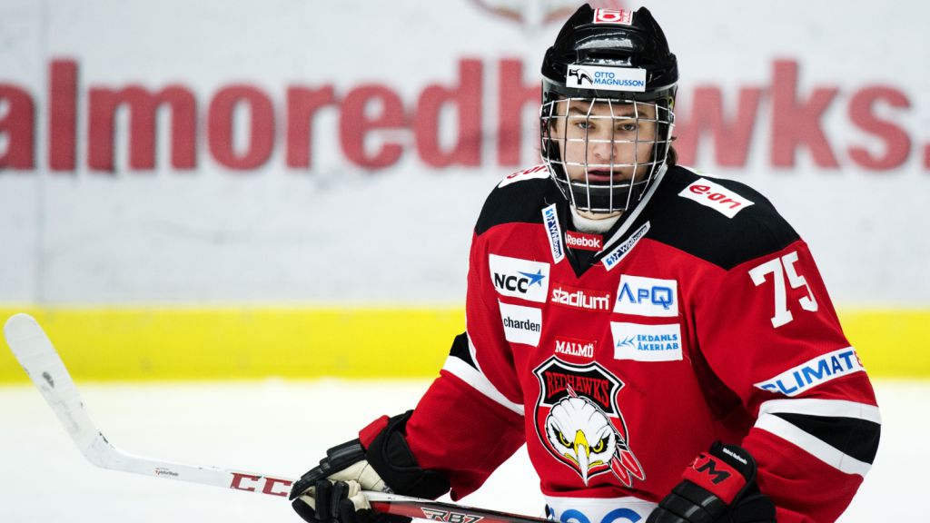 En 16-årig Rasmus Andersson i Malmötröjan 2012.