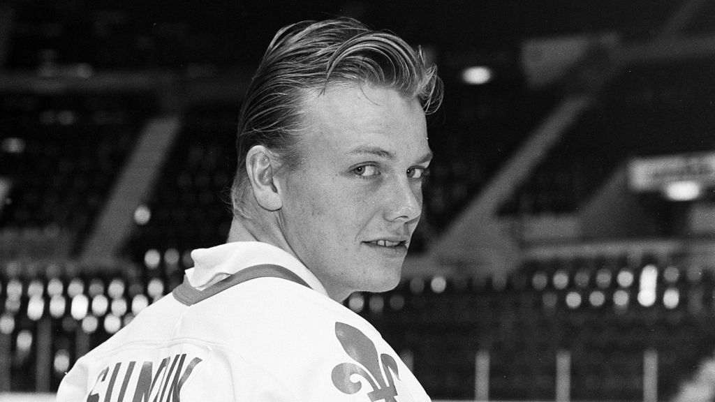 Mats Sundin i Québec 1990.