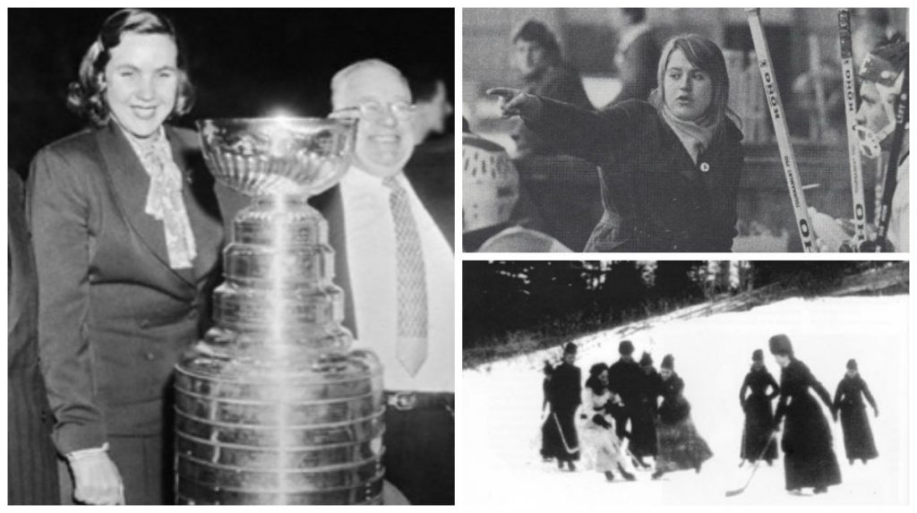 Tre f&ouml;rbisedda kvinnliga ishockeypionj&auml;rer som h&ouml;r hemma i Hockey Hall of Fame