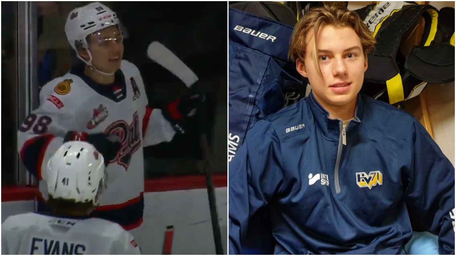 Connor Bedards sansl&ouml;sa po&auml;ngform