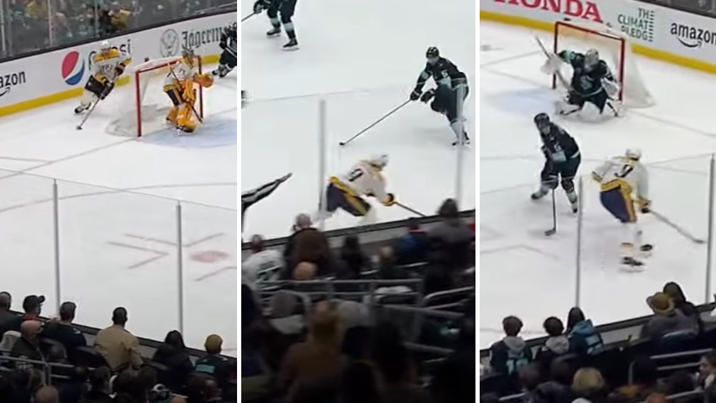 Filip Forsberg slog till med solom&aring;l i Predators segermatch
