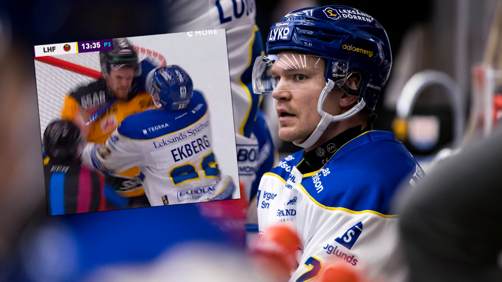Tobias Ekberg st&auml;ngs av tre matcher efter crosscheckingen