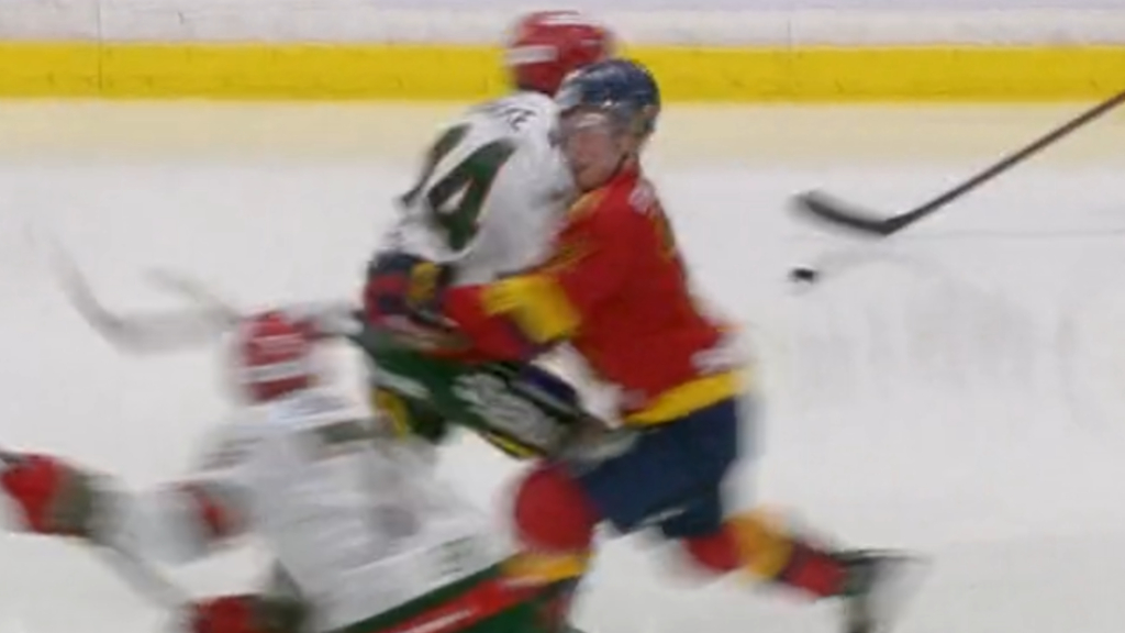 William Eklund l&auml;mnar efter Andreas Borgmans tackling