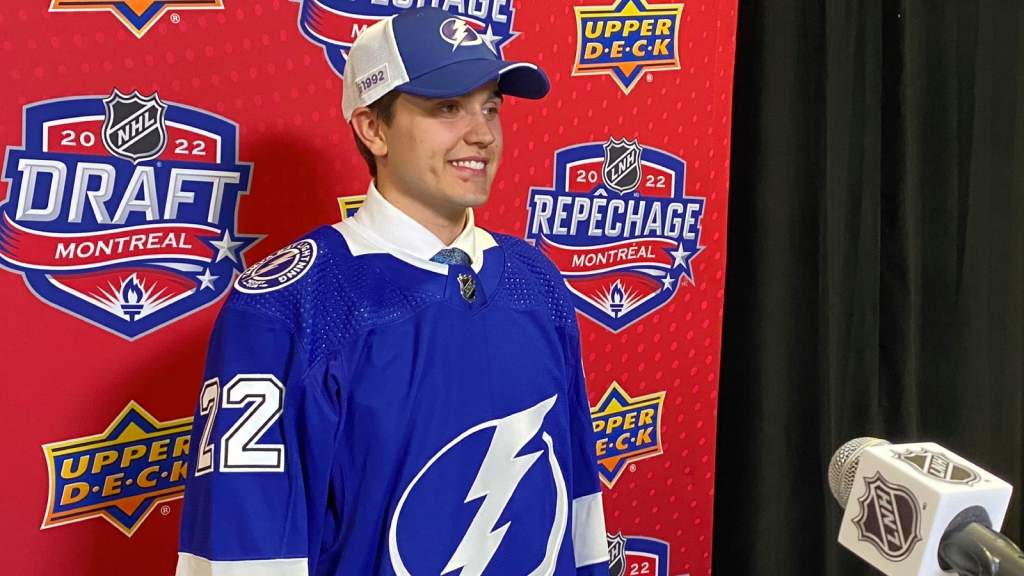 TV: Lucas Edmonds draftad av Tampa Bay Lightning