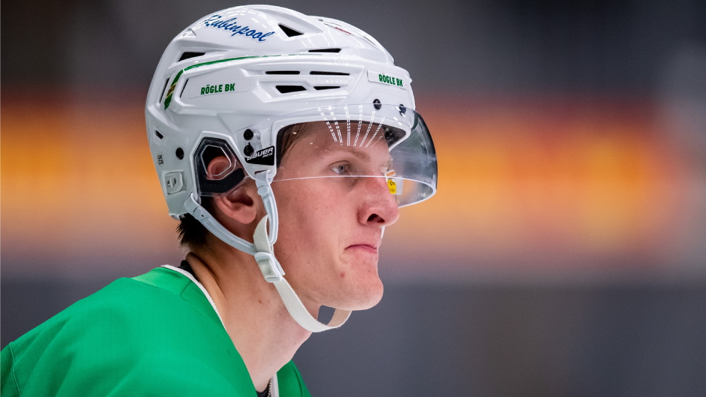 Adam Edstr&ouml;m sl&auml;pps av New York Rangers &ndash; l&aring;nas tillbaka till R&ouml;gle BK