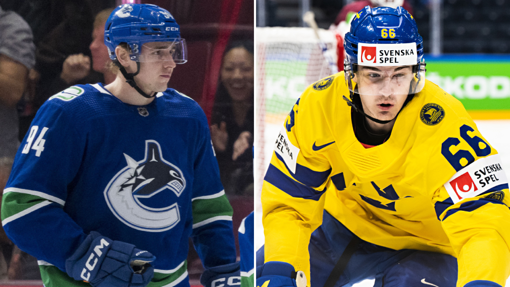 Nils &Aring;man och Linus Karlsson &ouml;verraskar p&aring; Vancouvers tr&auml;ningsl&auml;ger