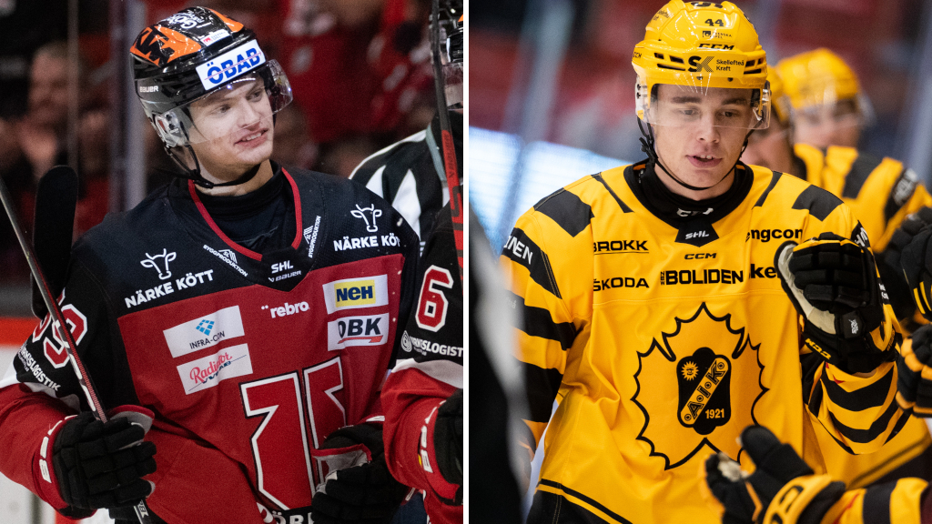 Adam Hofbauer och Elias Salomonsson utg&aring;r fr&aring;n Juniorkronornas trupp