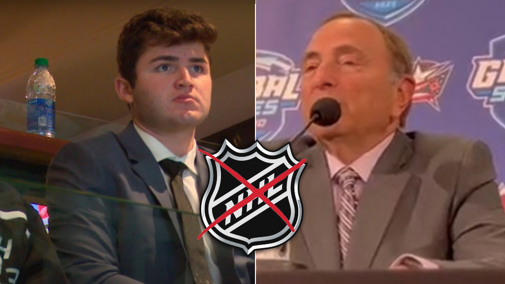 Mitchell Miller stoppas fr&aring;n spel av NHL
