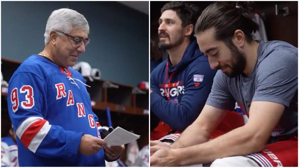 TV: H&auml;r presenteras New York Rangers - av pappa Zibanejad