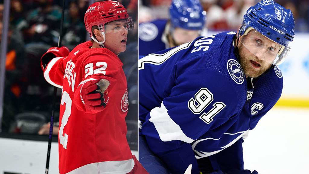 Jonatan Berggren n&auml;tade igen i seger mot Tampa Bay Lightning