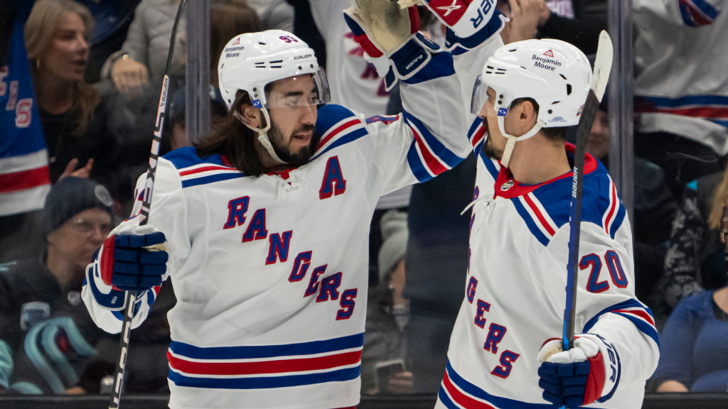 Mika Zibanejad tv&aring;m&aring;lsskytt n&auml;r Rangers besegrade Vegas