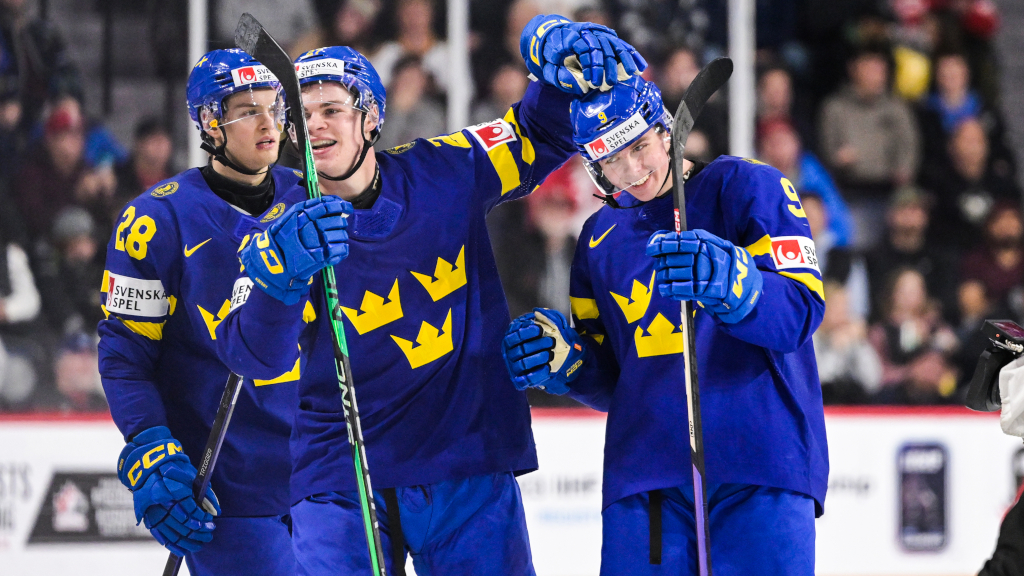 Ludvig Jansson sk&ouml;t segern till Juniorkronorna mot Tjeckien