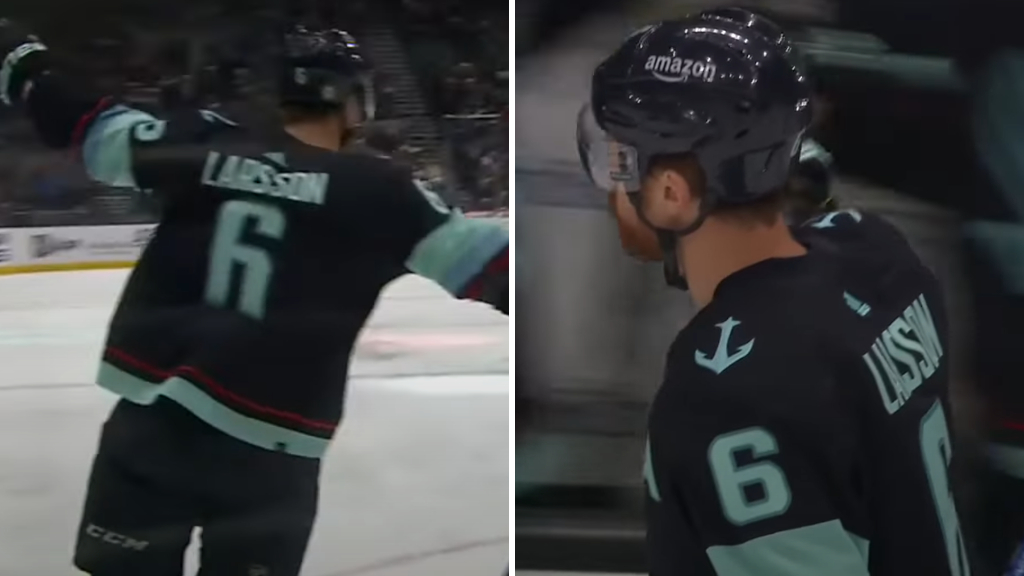Adam Larsson m&aring;lskytt i Seattles seger &ndash; f&ouml;rl&auml;ngde po&auml;ngsviten