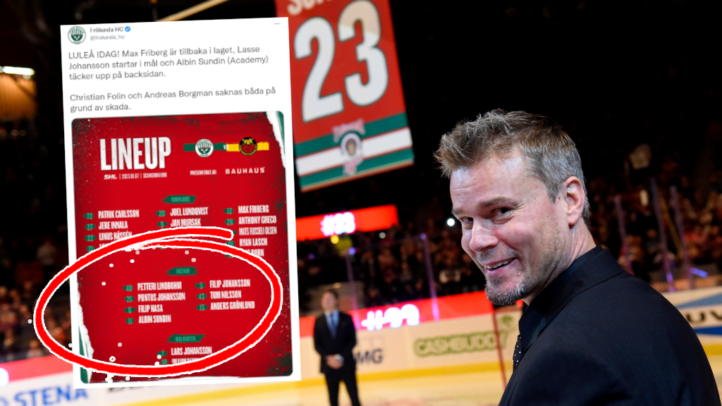 Albin Sundin SHL-debuterar med Fr&ouml;lunda