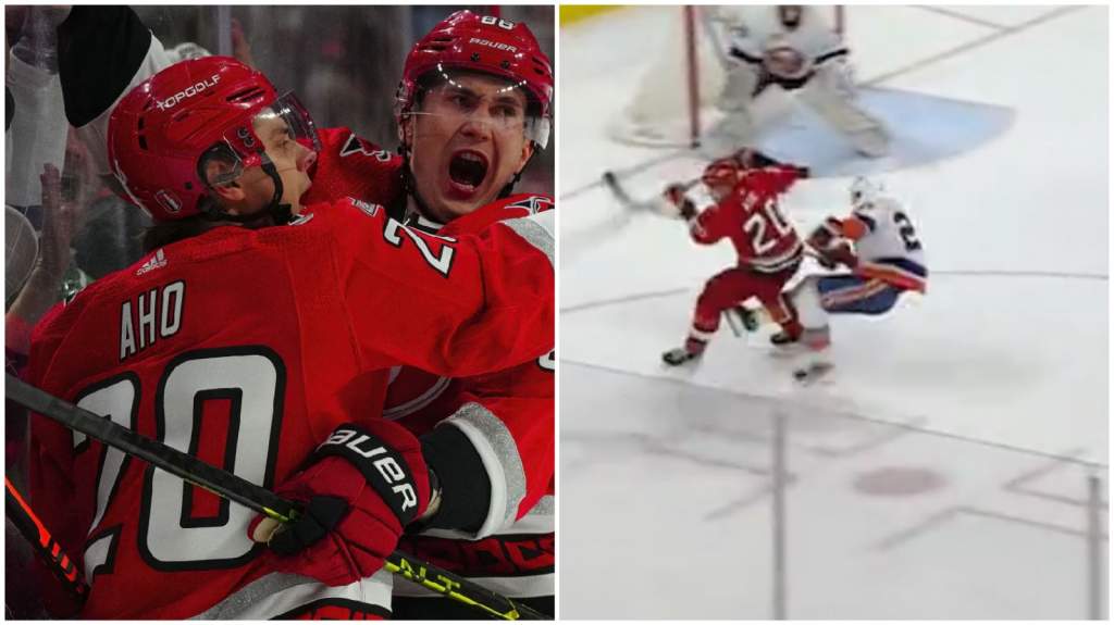 Sebastian Aho vann första kampen mot...Sebastian Aho