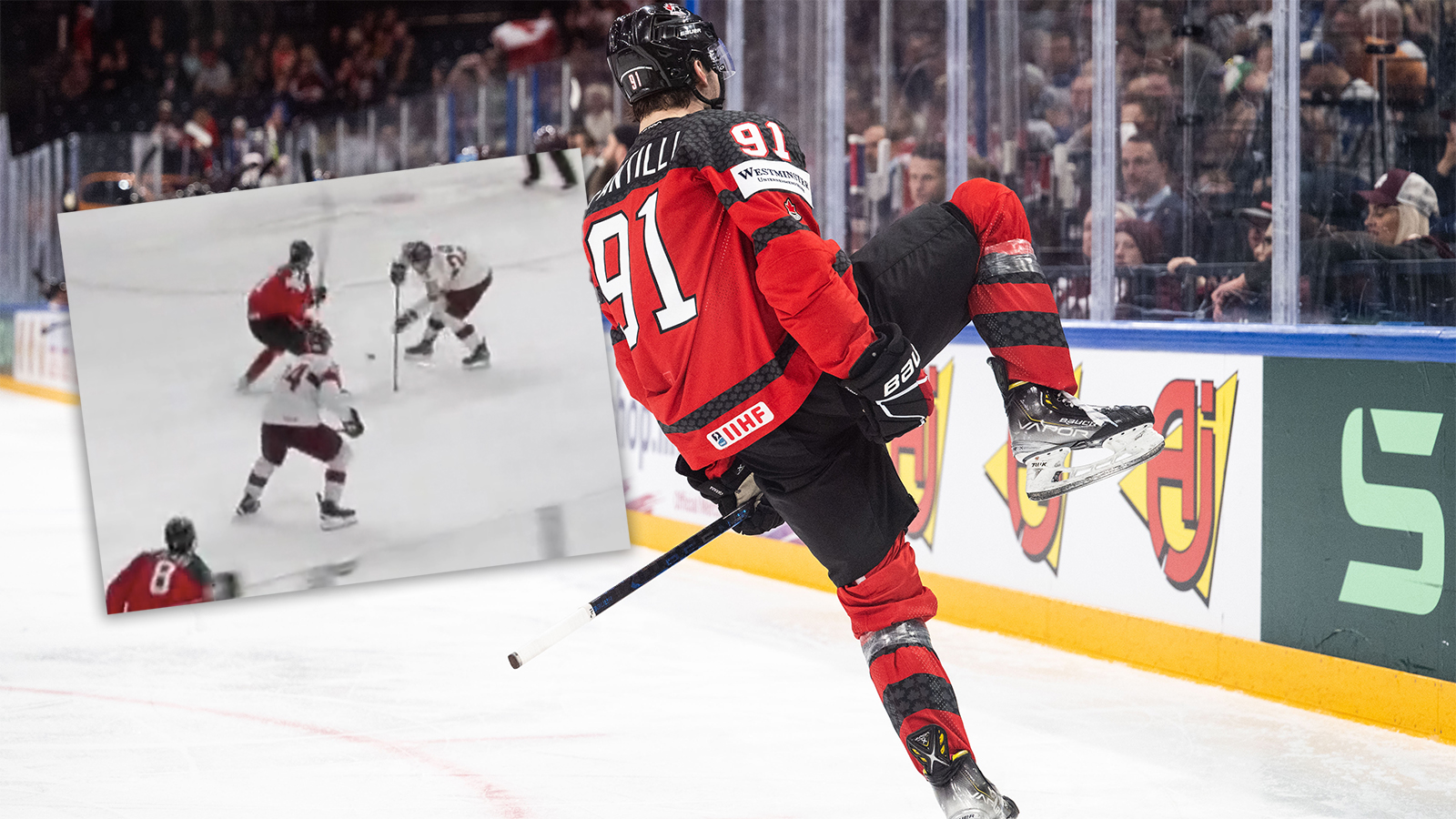 HOCKEY-VM: Kanada vände och vann - efter Fantillis läckerbit