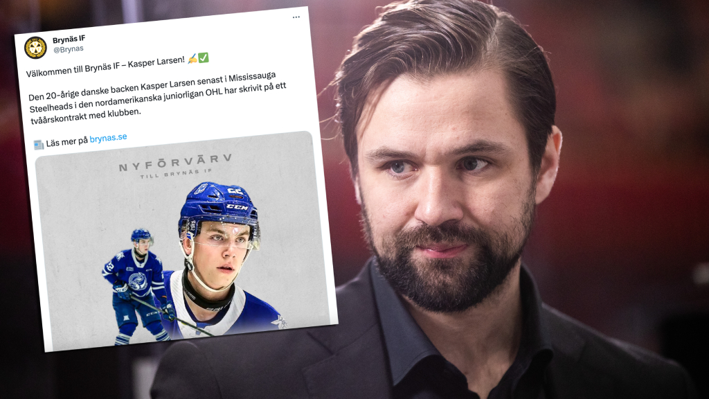 HOCKEYALLSVENSKAN: Kasper Larsen klar för Brynäs