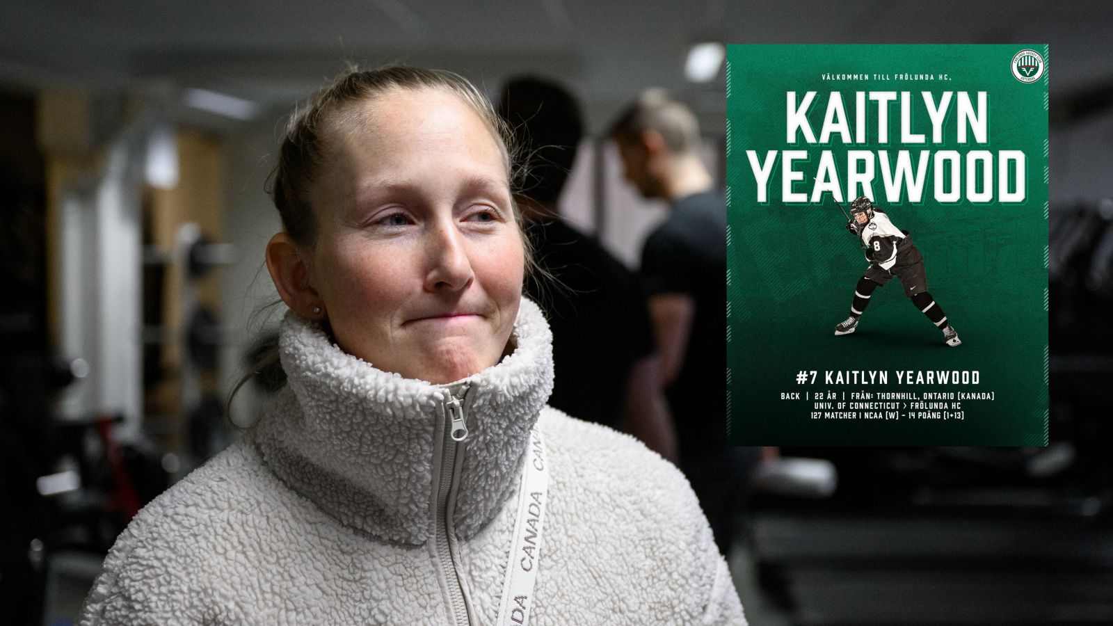 Kaitlyn Yearwood klar för Frölunda