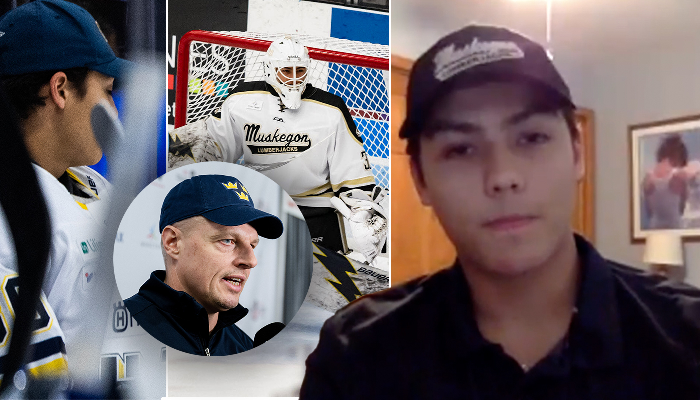 TV: Lukas Swedin om flytten från HV71 - inför JVM