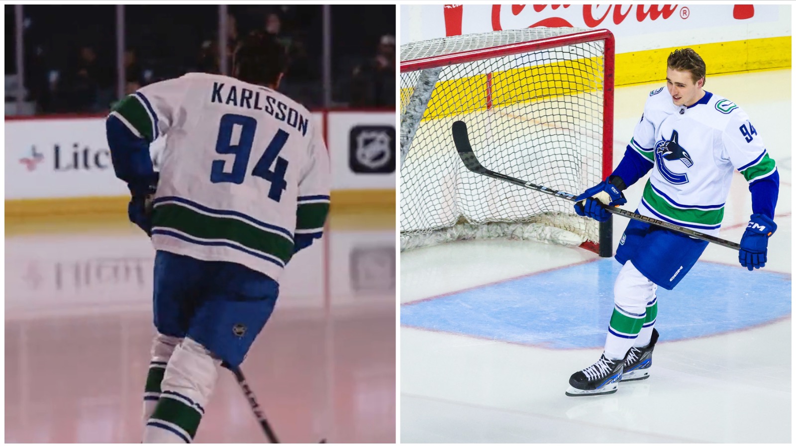 Linus Karlsson NHL-debuterade - på sin födelsedag