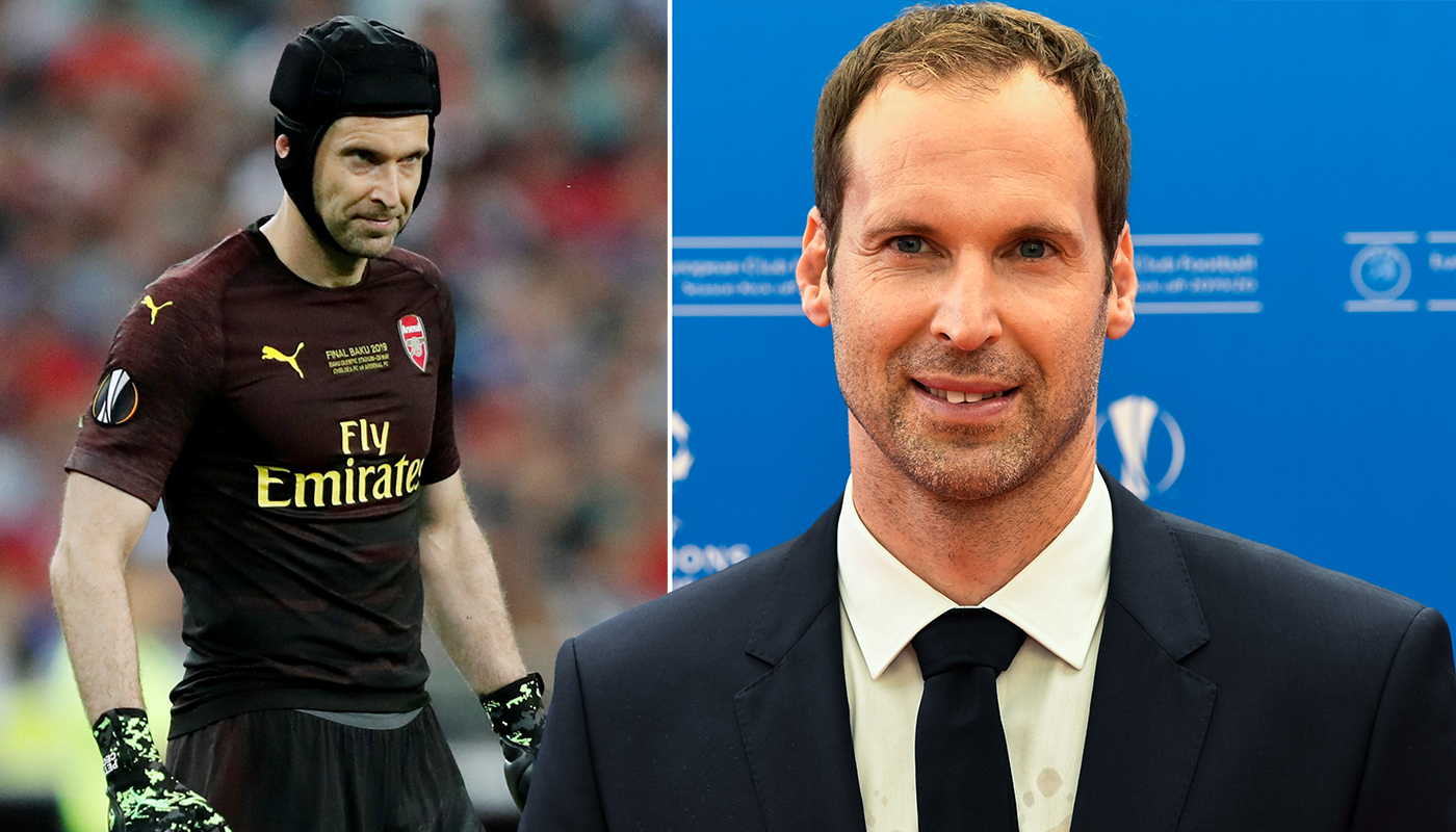 Petr Čech kliver upp i högsta serien - som hockeymålvakt