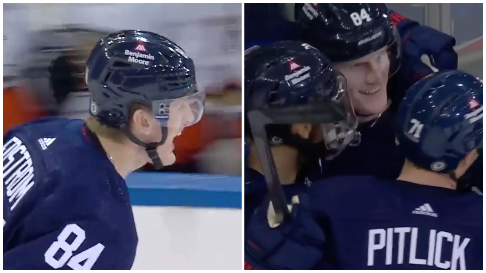Adam Edström målskytt i NHL-debuten: "Fick en blackout"