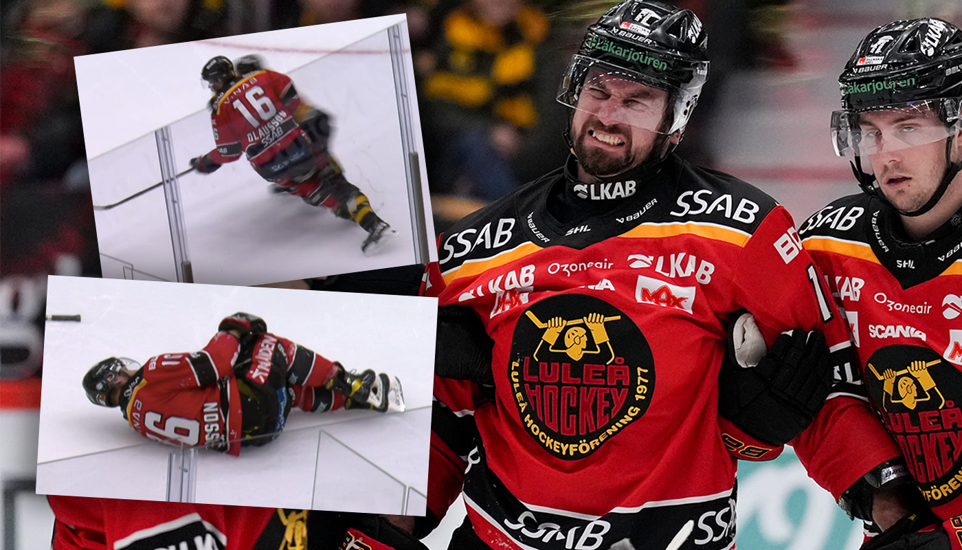 Mardrömssmäll för Niklas Olausson - klev av skadad