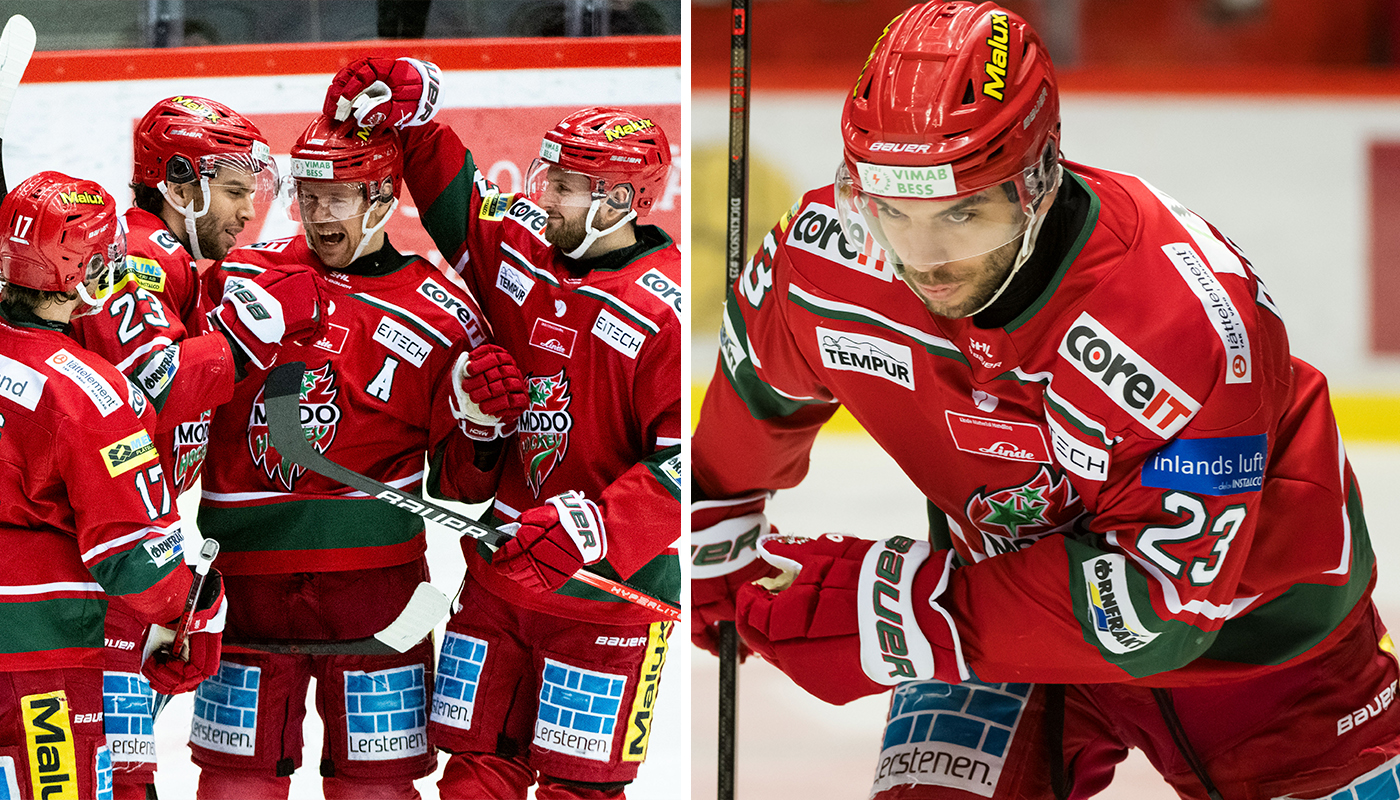 Josh Dickinsons succé - skjuter MoDo mot slutspel med hattrick