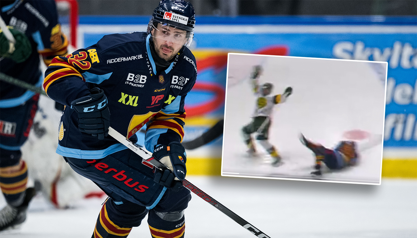 Oroväckande smäll på Marcus Krüger: "Rejäl tackling"