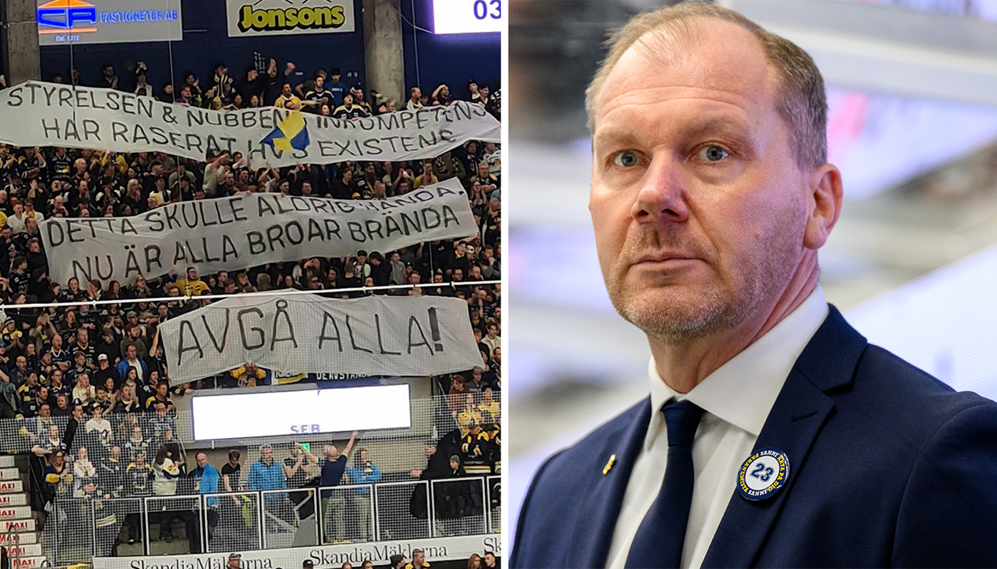 HV71-fansens hårda kritik - trots nya kontraktet: "Avgå alla"