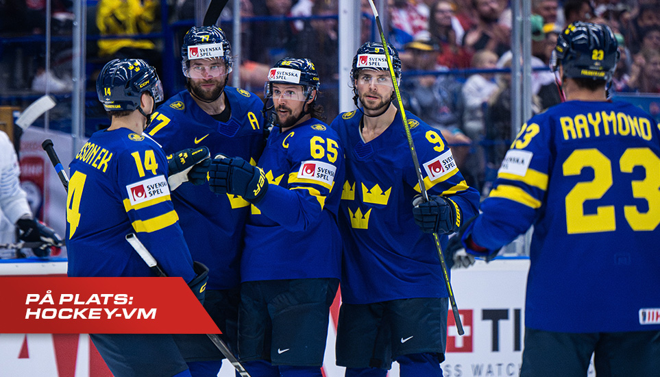 LIVE: Följ Sverige-Slovakien i Hockey-VM