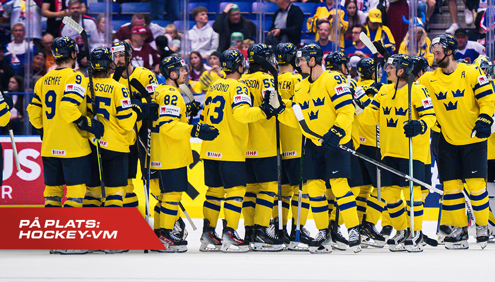 LIVE: Följ Sverige-Frankrike i Hockey-VM 2024 här