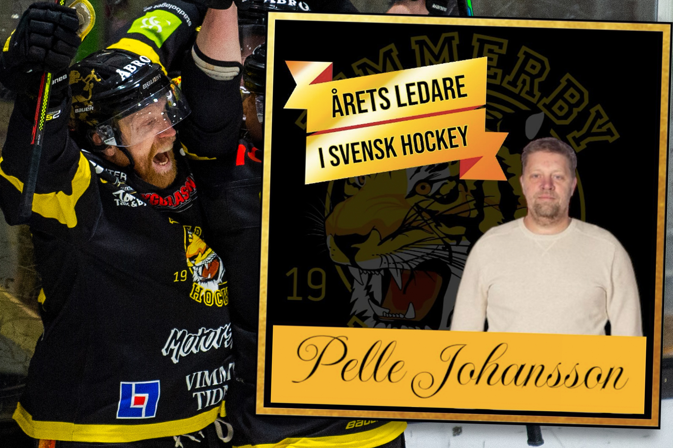 Efter uppflyttningen - Vimmerbys Pelle Johansson blir årets ledare