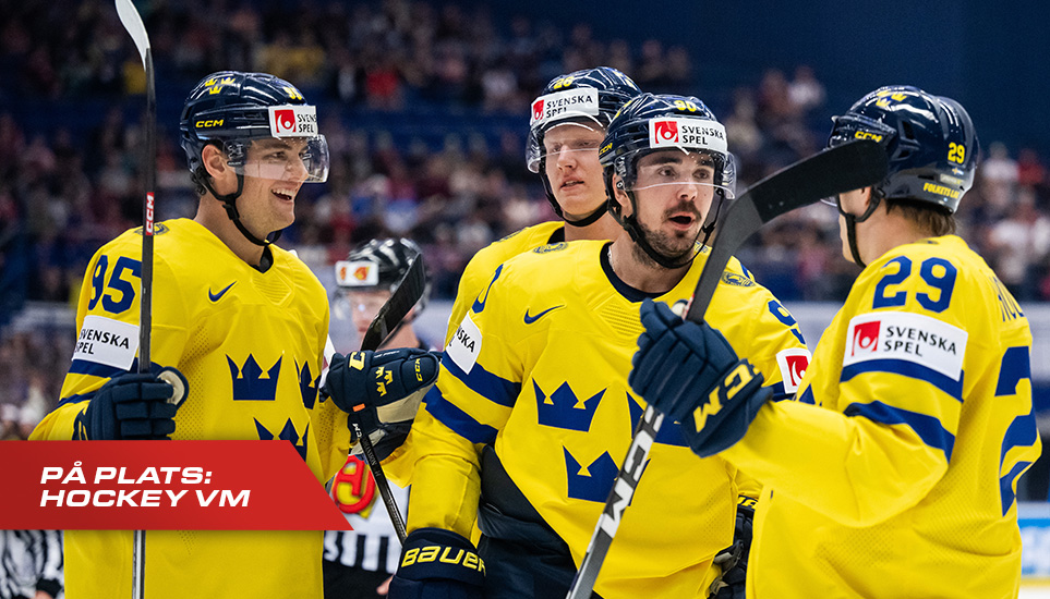 LIVE: Följ Sverige-Lettland i Hockey-VM här