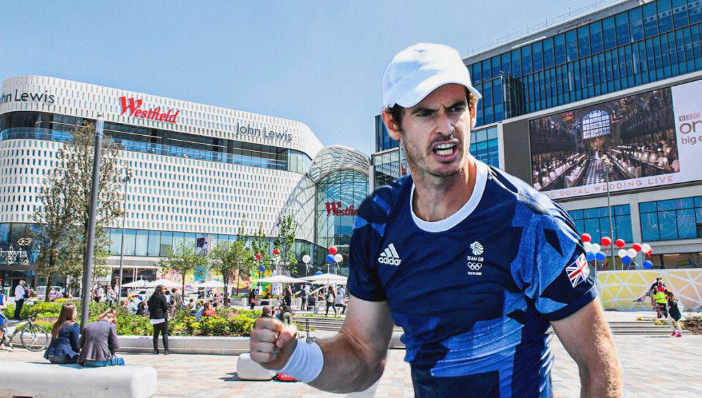 TV: Andy Murray's court at Westfield in London: ”Going to be a big sport in the UK”