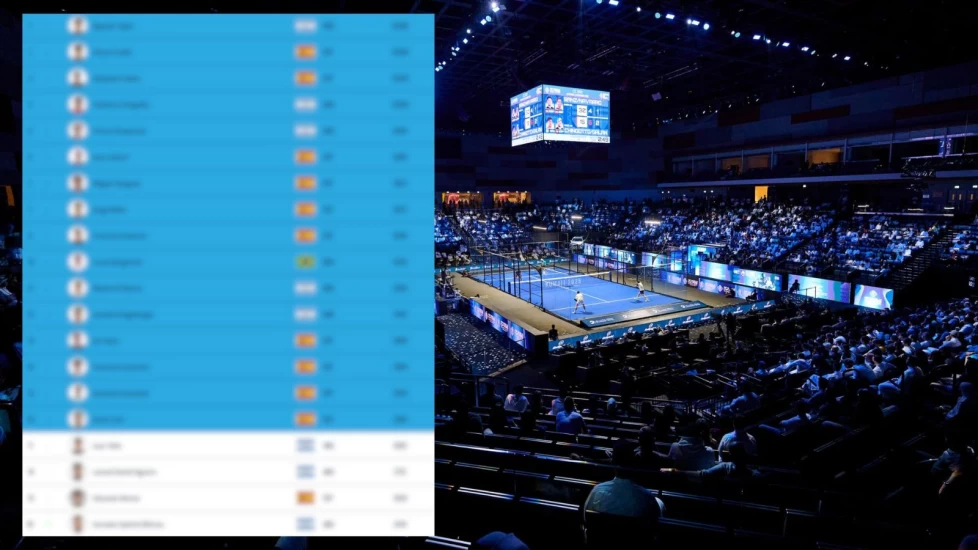 Standings ahead of the final tournament in the race to the Tour Finals