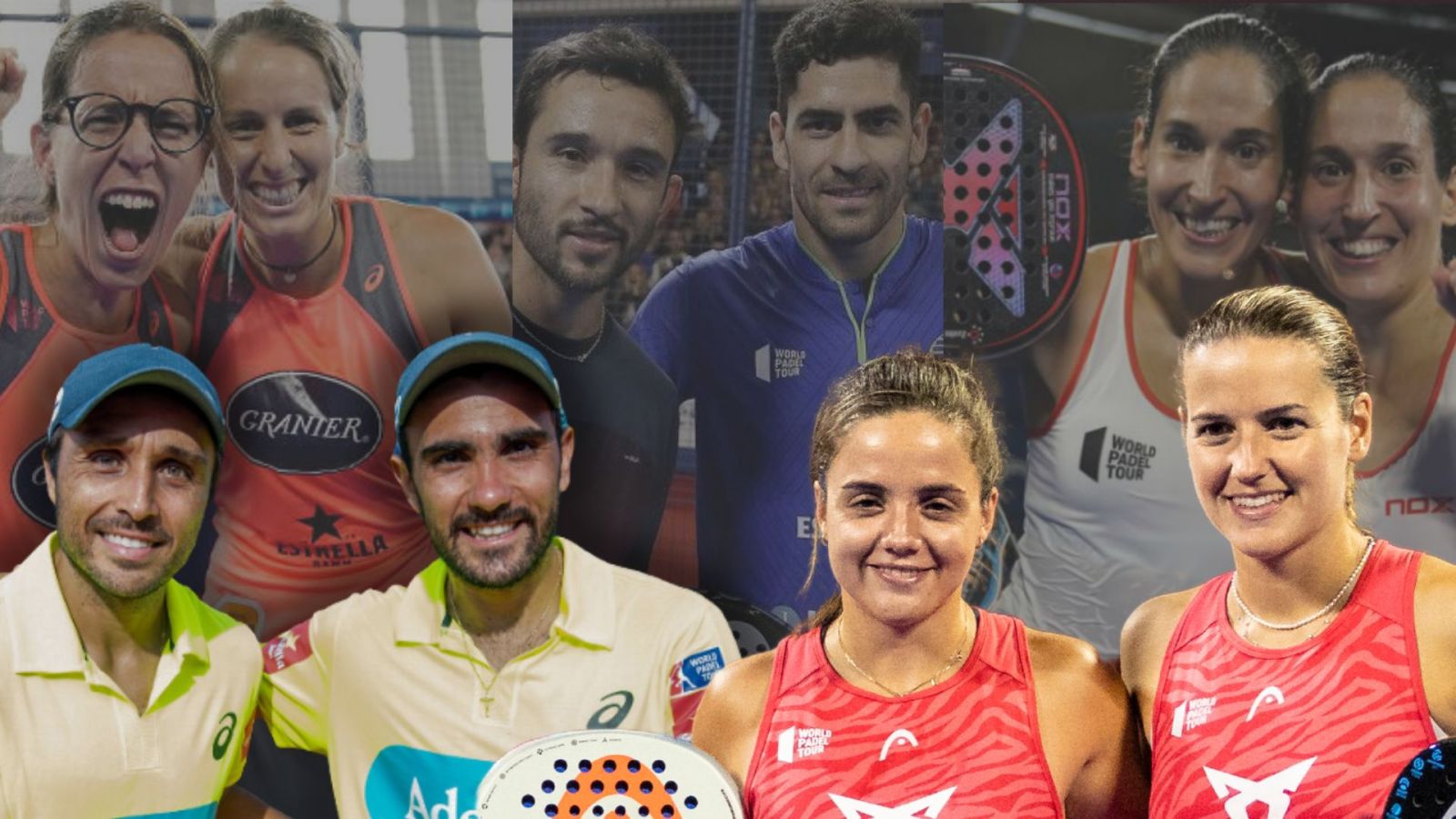 The list of the pairs with the most titles