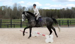 En god øvelse med bommer på volte