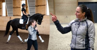 – Hele tiden fokus på hvordan å skolere hesten, men ikke den som rir