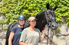 Line Moen hadde Isabel Freese som sin hestepasser: Så talentet fra tidlig alder