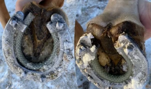 Utviklet egen avtagbar snøsåle