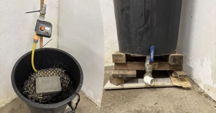 Gjør det selv: Bøtte med timer gjør vanning av høy enklere