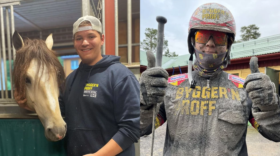 Conrad (18) byttet skolebenk med stall – sikter mot proffkarriere