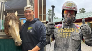 Conrad (18) byttet skolebenk med stall – sikter mot proffkarriere