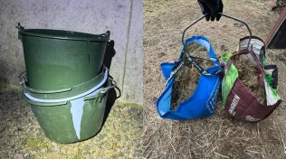 Gjør det selv: Gjenbruk ødelagte bøtter i stallen