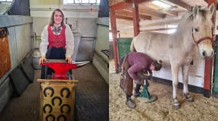 Fra sykepleier til hovslager: Anja (27) fulgte barndomsdrømmen