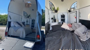 Bygde om hestehengeren  til campingvogn