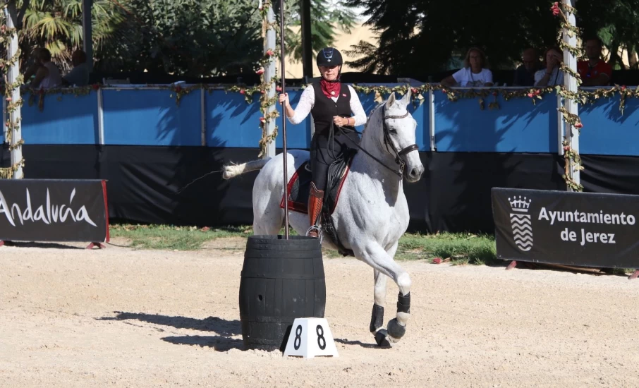 Monika og Davidoff – Norges første ekvipasje i VM i Working Equitation